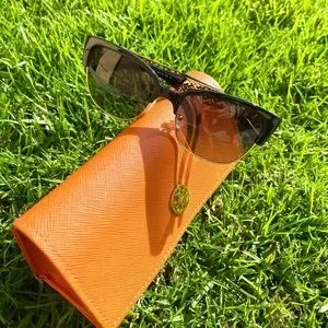 Tory Burch rimless bottom sunglasses black w/ gold rims TORY BURCH TY7192U 196187 Black Ivory Grey Women main image 2